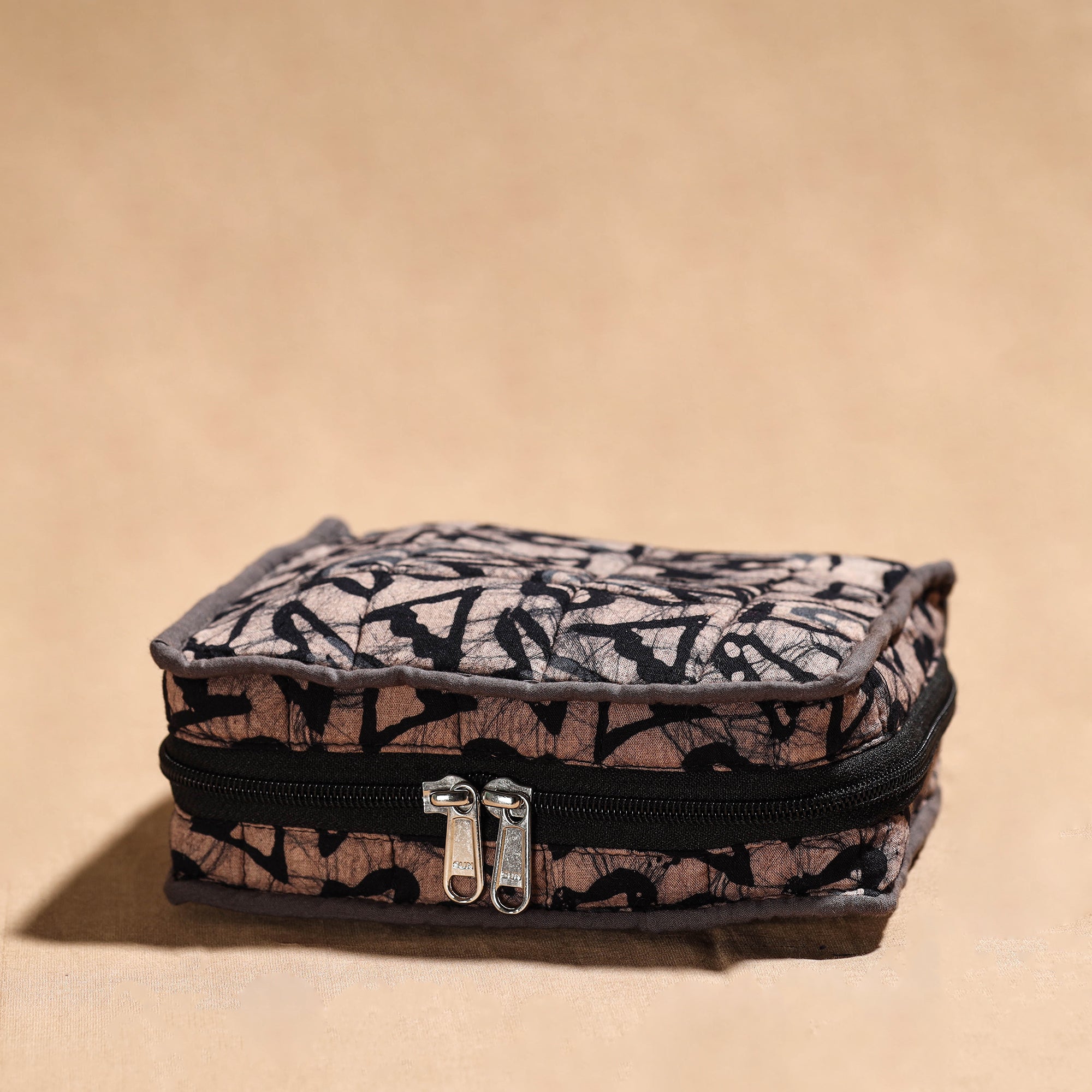 Multicolor Handmade 4 Pockets Cotton Jewelry Bag