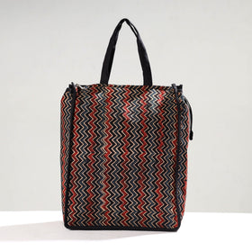 Multicolor Handmade Ajrakh Block Printed Cotton Shopping Bag