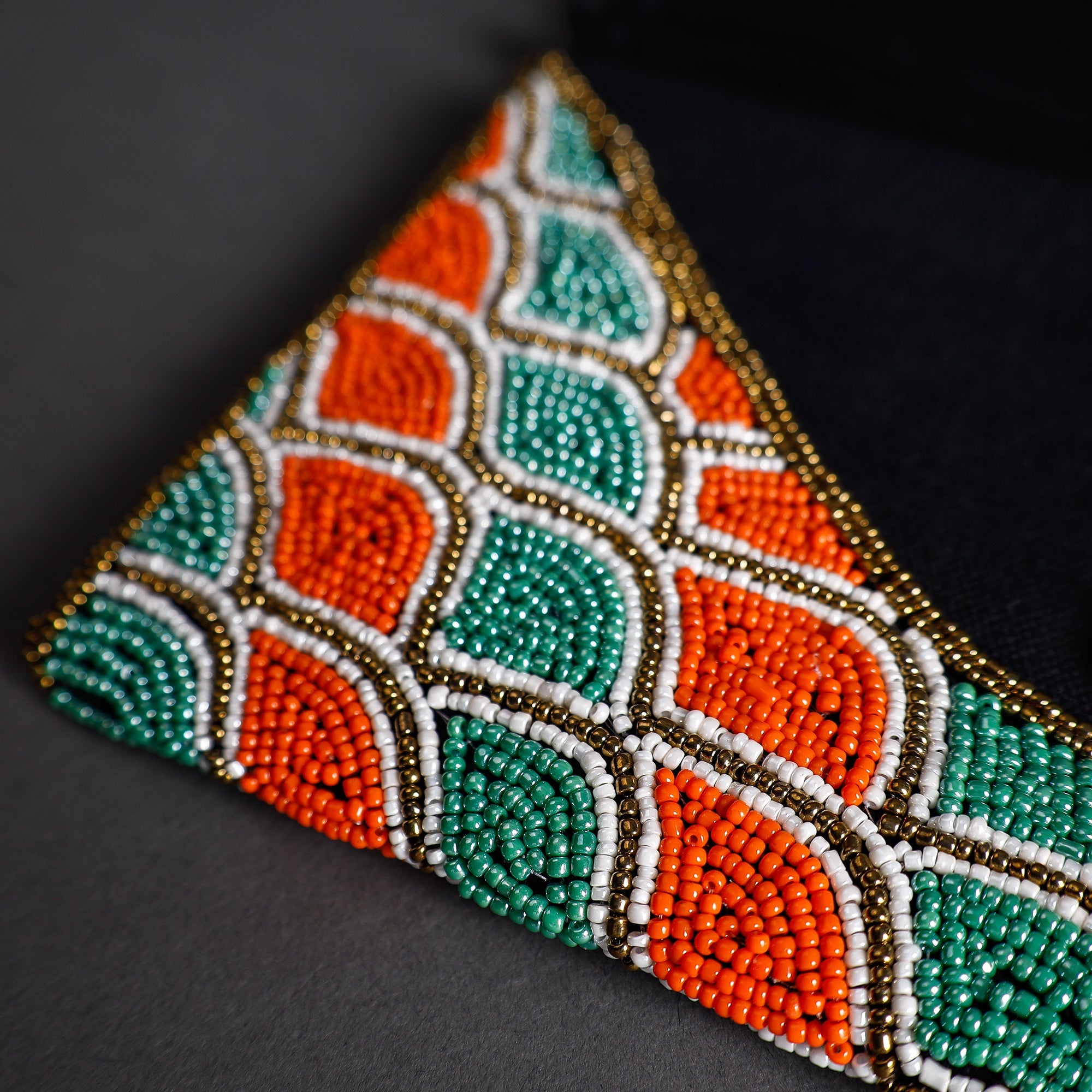 Multicolor Handmade Bead Work Clutch