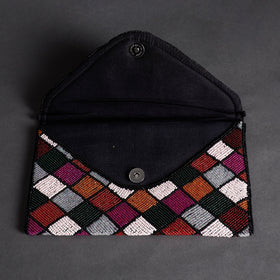 Multicolor Handmade Bead Work Clutch