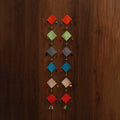 Multicolor - handmade bead work fabric hanging for home