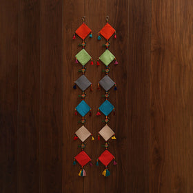 Multicolor - handmade bead work fabric hanging for home