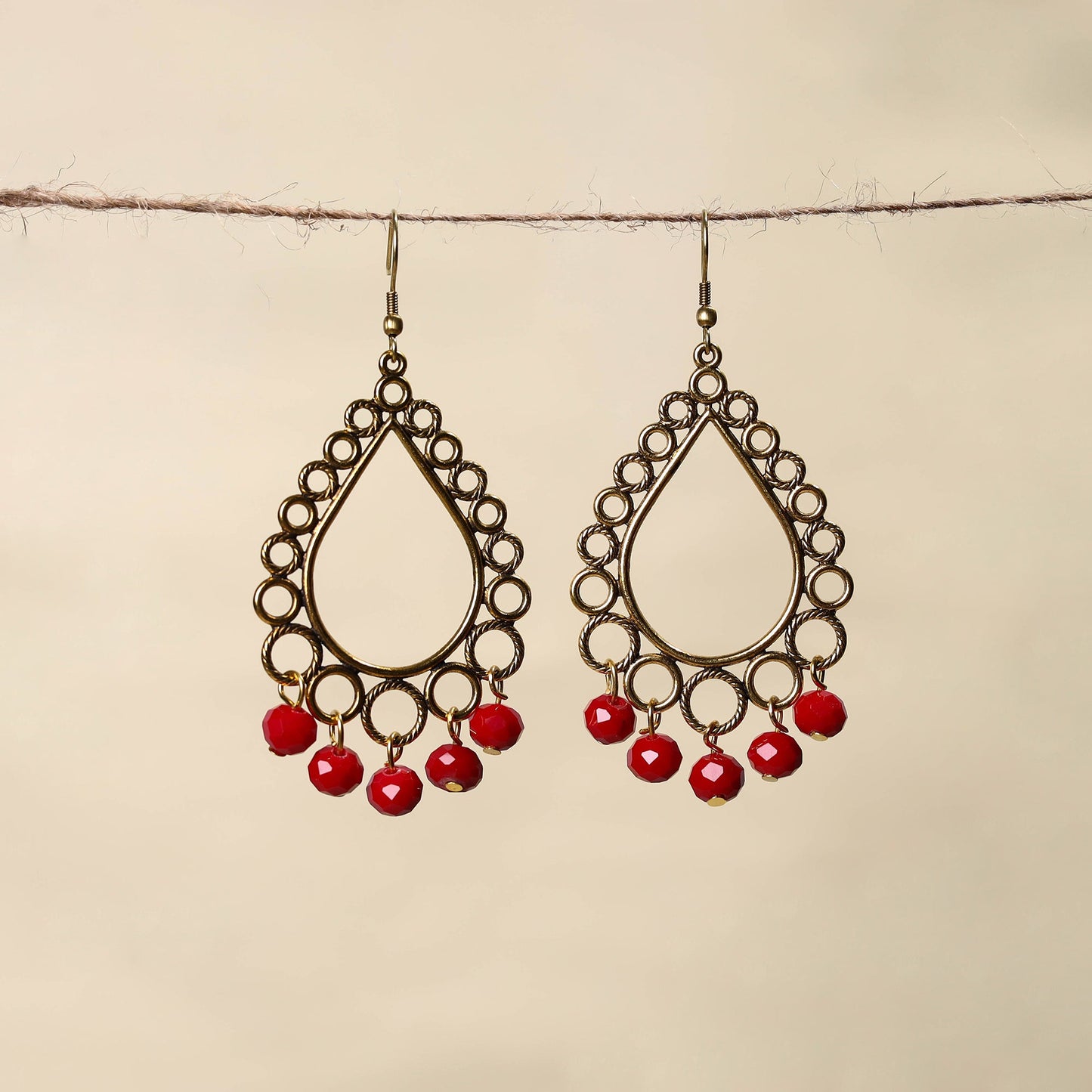 Multicolor - handmade beaded earrings 04 - handcrafted