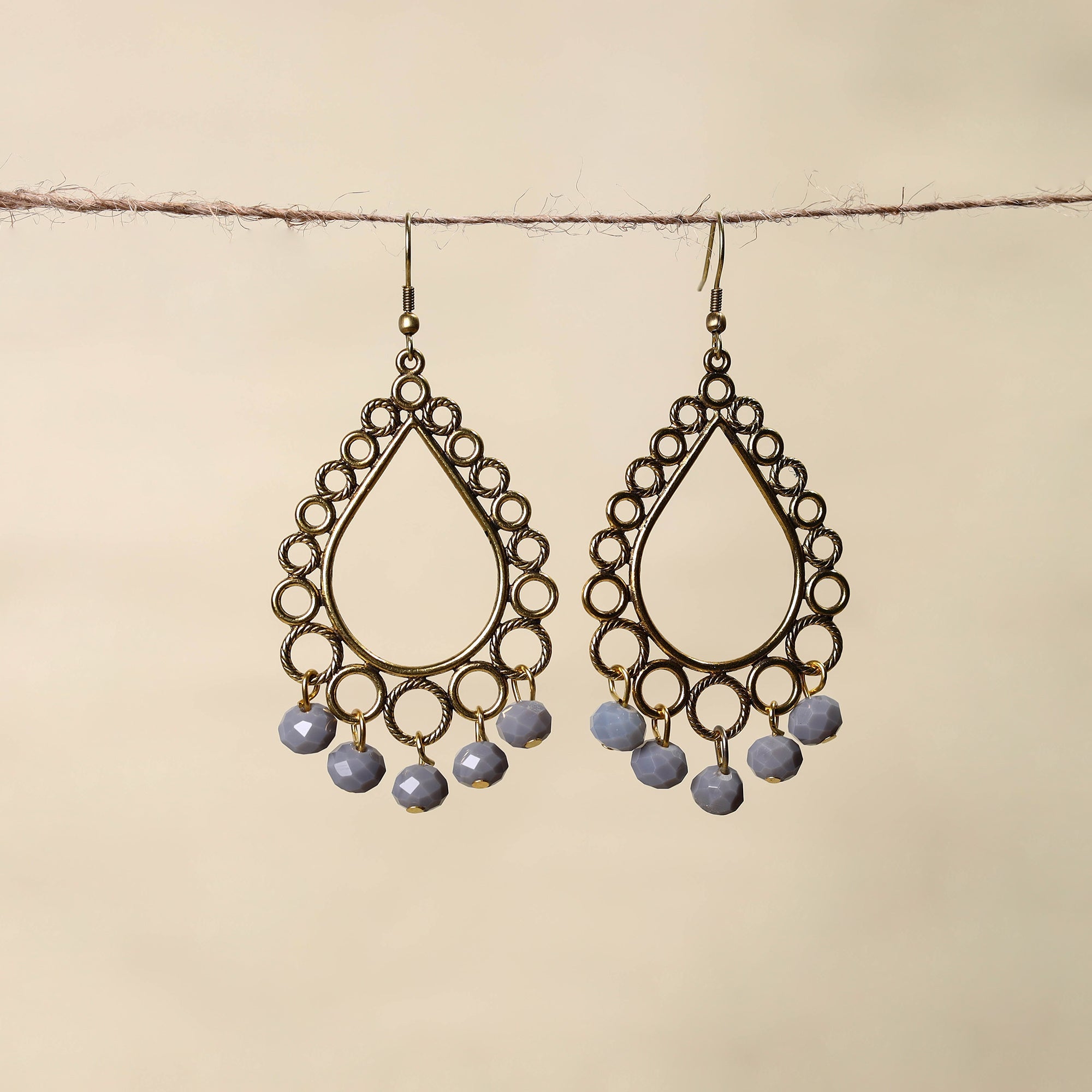 Multicolor - handmade beaded earrings 05 - handcrafted