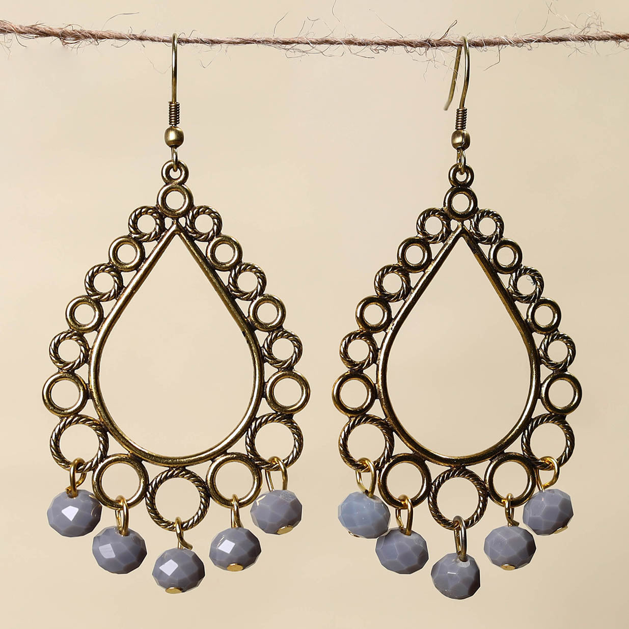 Multicolor - handmade beaded earrings 05 - handcrafted