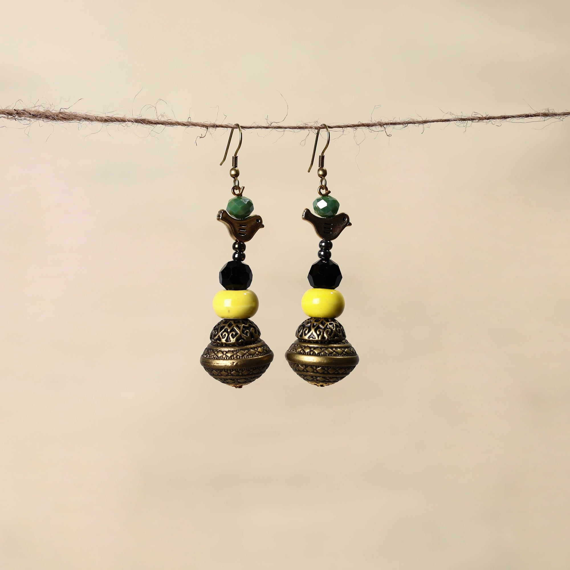 Multicolor - handmade beaded earrings 164 - handcrafted