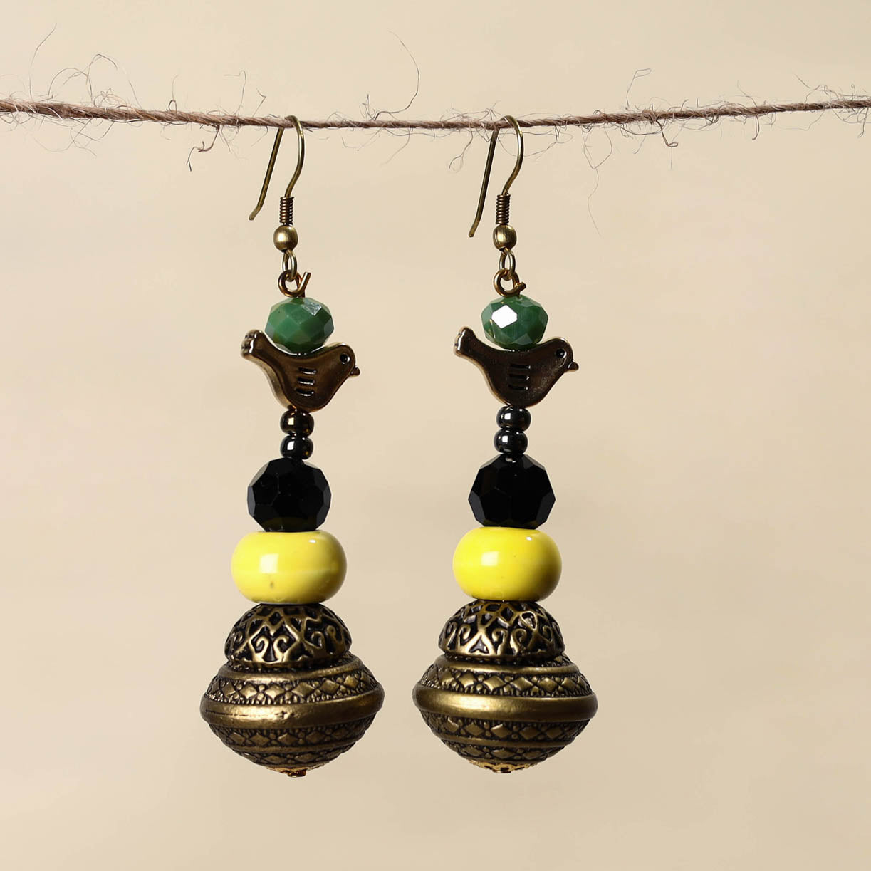 Multicolor - handmade beaded earrings 164 - handcrafted