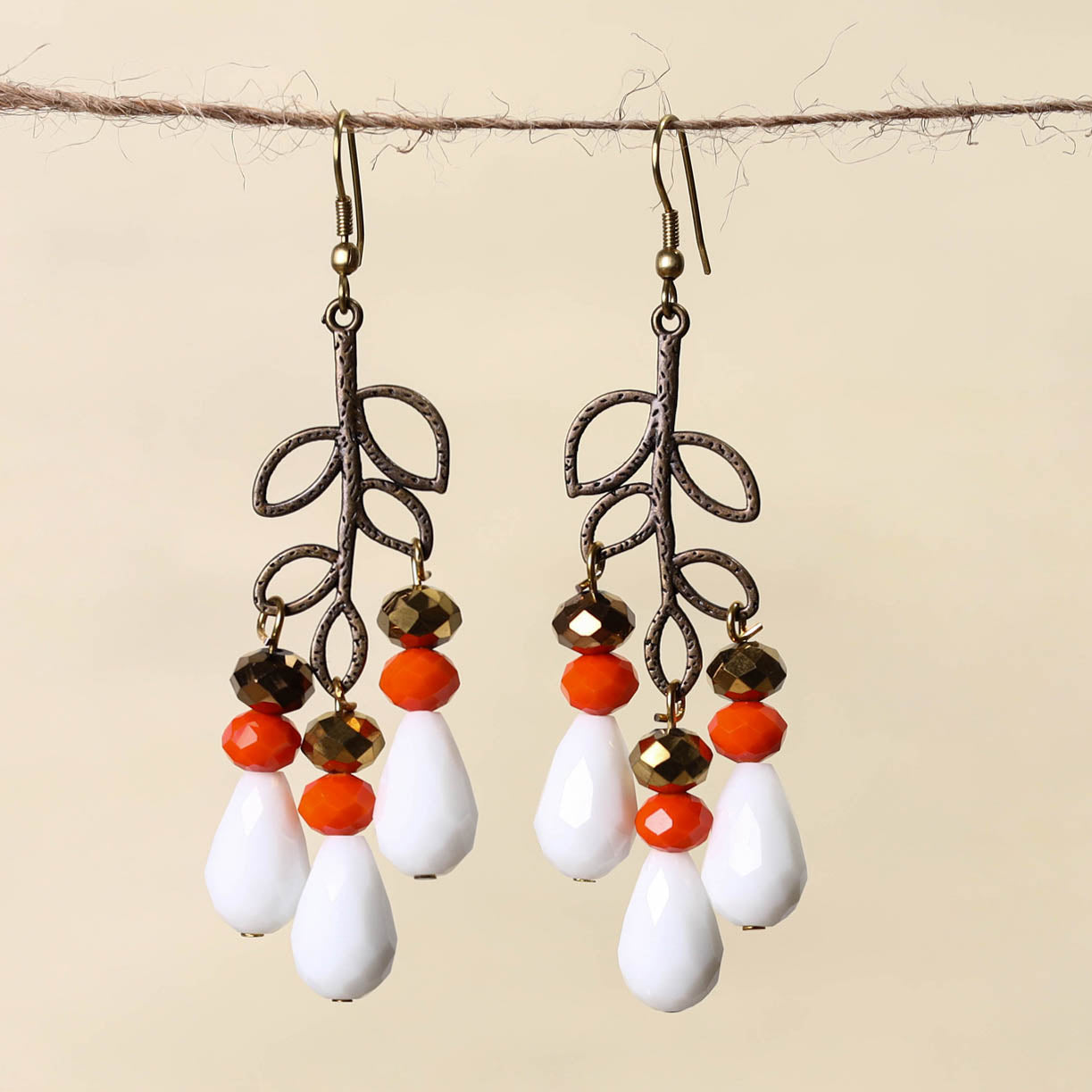 Multicolor - handmade beaded earrings 171 - handcrafted
