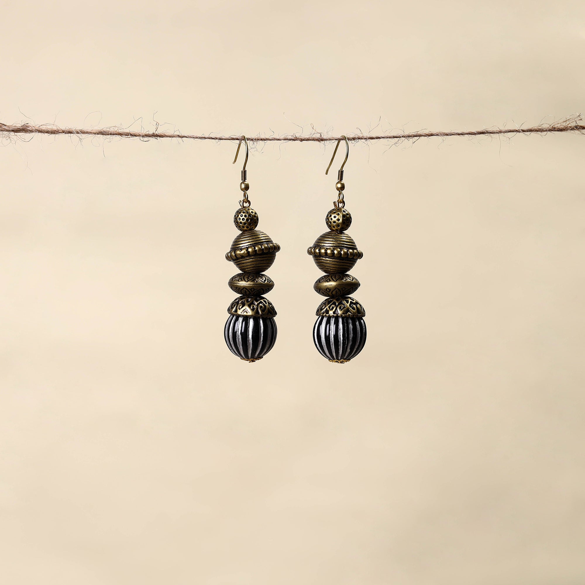 Multicolor - handmade beaded earrings 70 - handcrafted