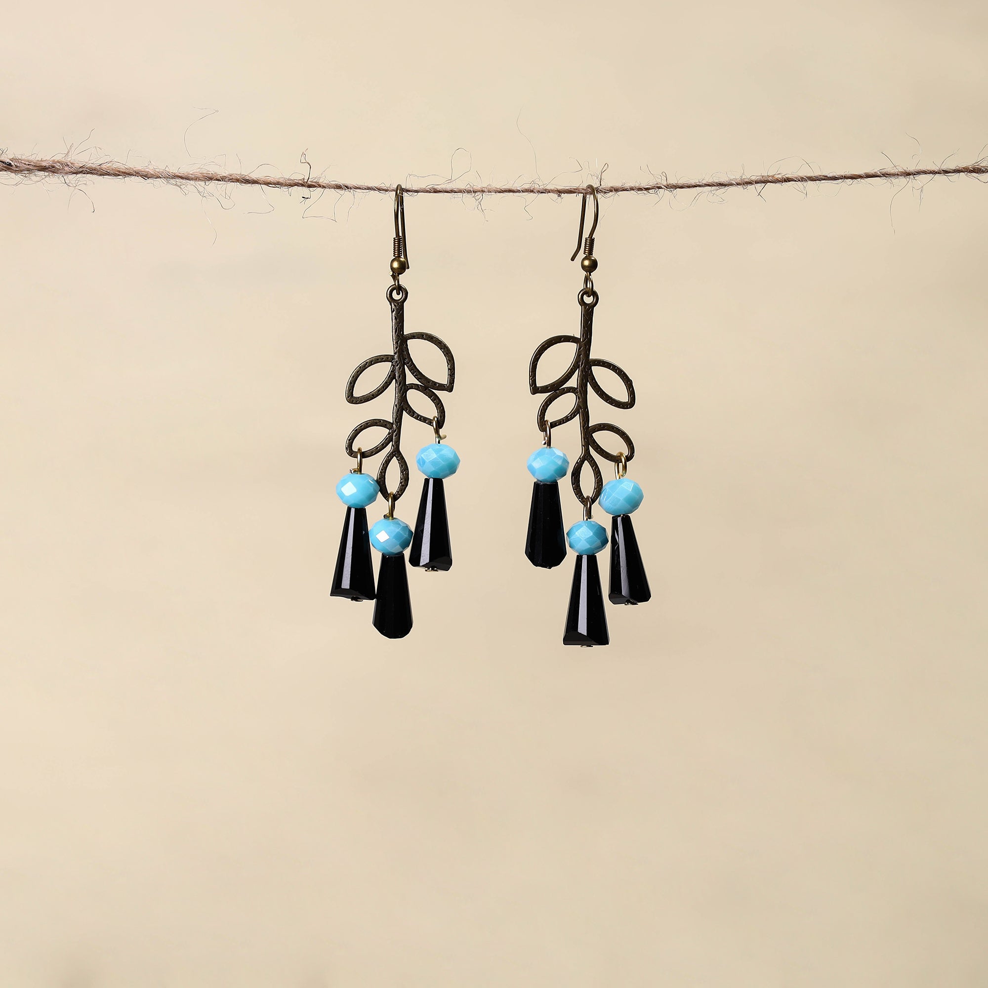 Multicolor - handmade beaded earrings 87 - handcrafted