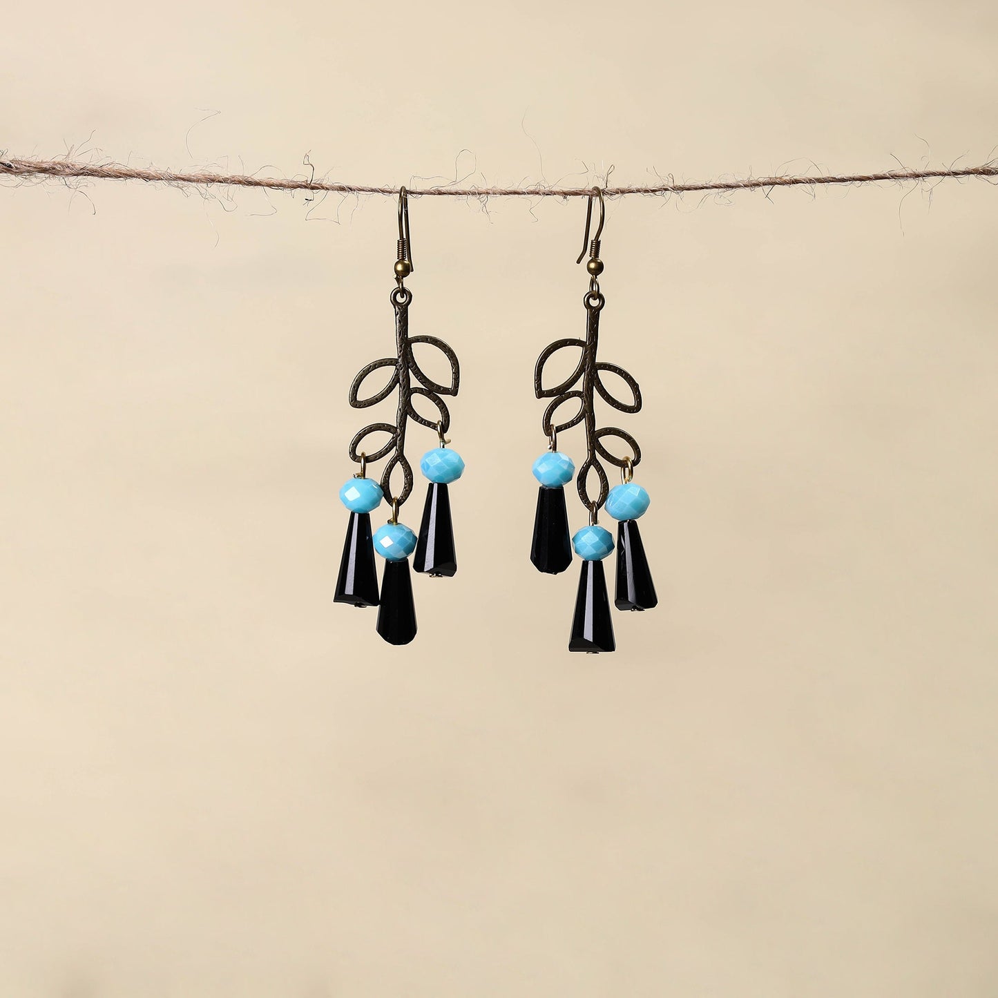 Multicolor - handmade beaded earrings 87 - handcrafted