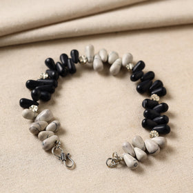 Multicolor - handmade beads & metal anklet 02 - handcrafted