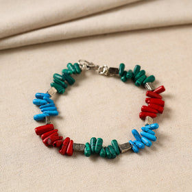   Handmade Beads & Metal Anklet 09 Online at iTokri.com