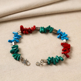   Handmade Beads & Metal Anklet 09 Online at iTokri.com