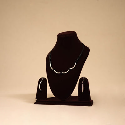 Multicolor - handmade beadwork necklace set 54 - handcrafted