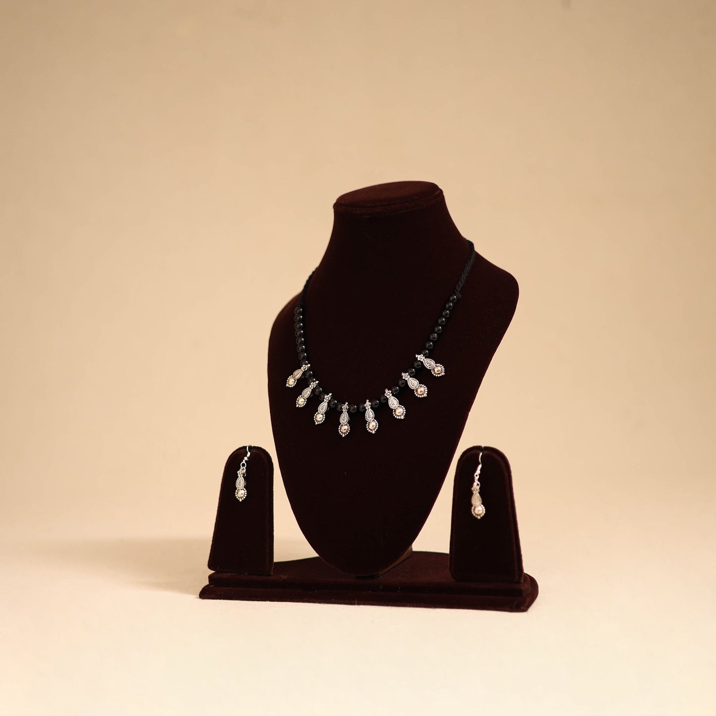 Multicolor - handmade beadwork necklace set 57 - handcrafted