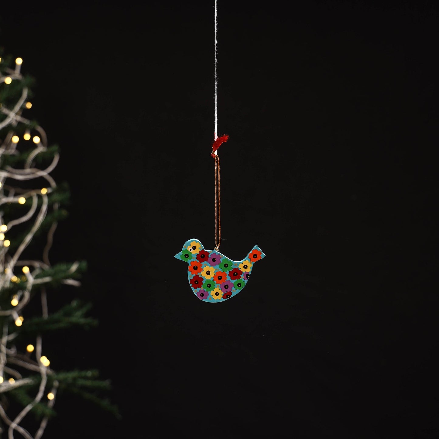 Handmade christmas ornament bird hanging 14 - handcrafted