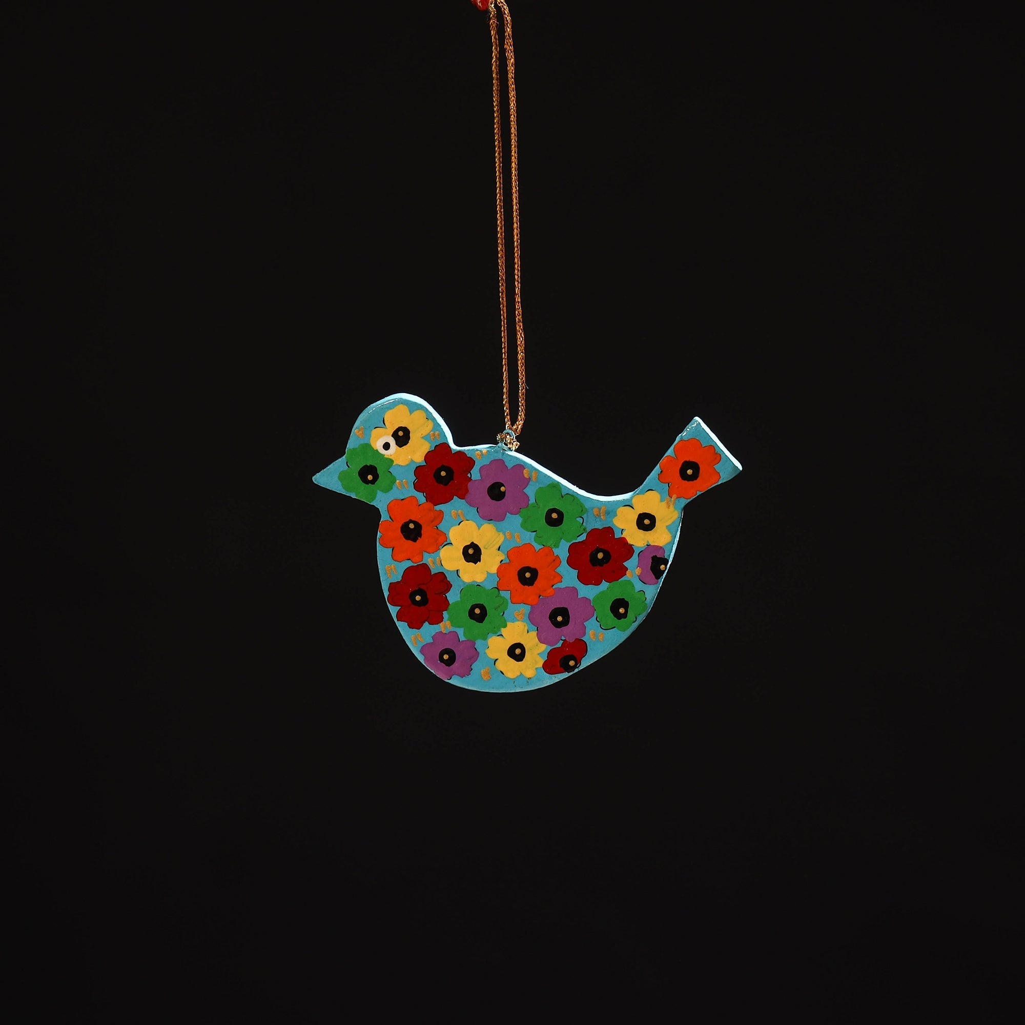 Handmade christmas ornament bird hanging 14 - handcrafted