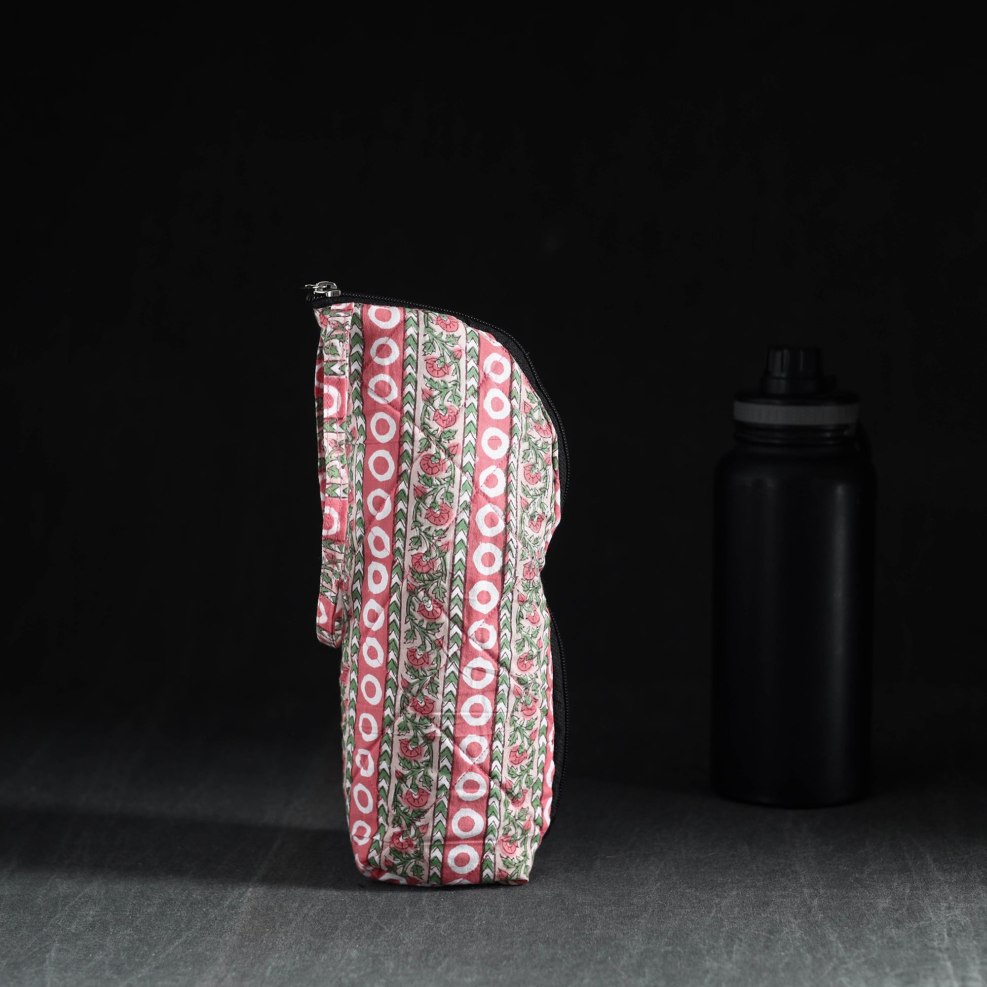 Multicolor Handmade Cotton 1L Water Bottle Cover