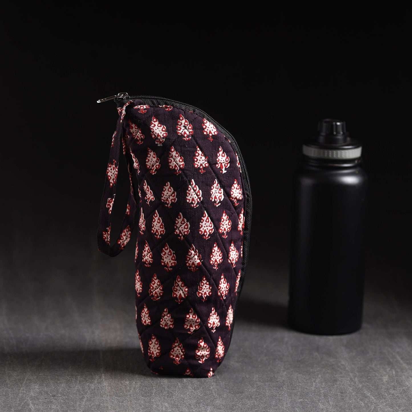 Multicolor Handmade Cotton 1L Water Bottle Cover
