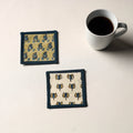 Multicolor Handmade Cotton Coasters (Set of 2)