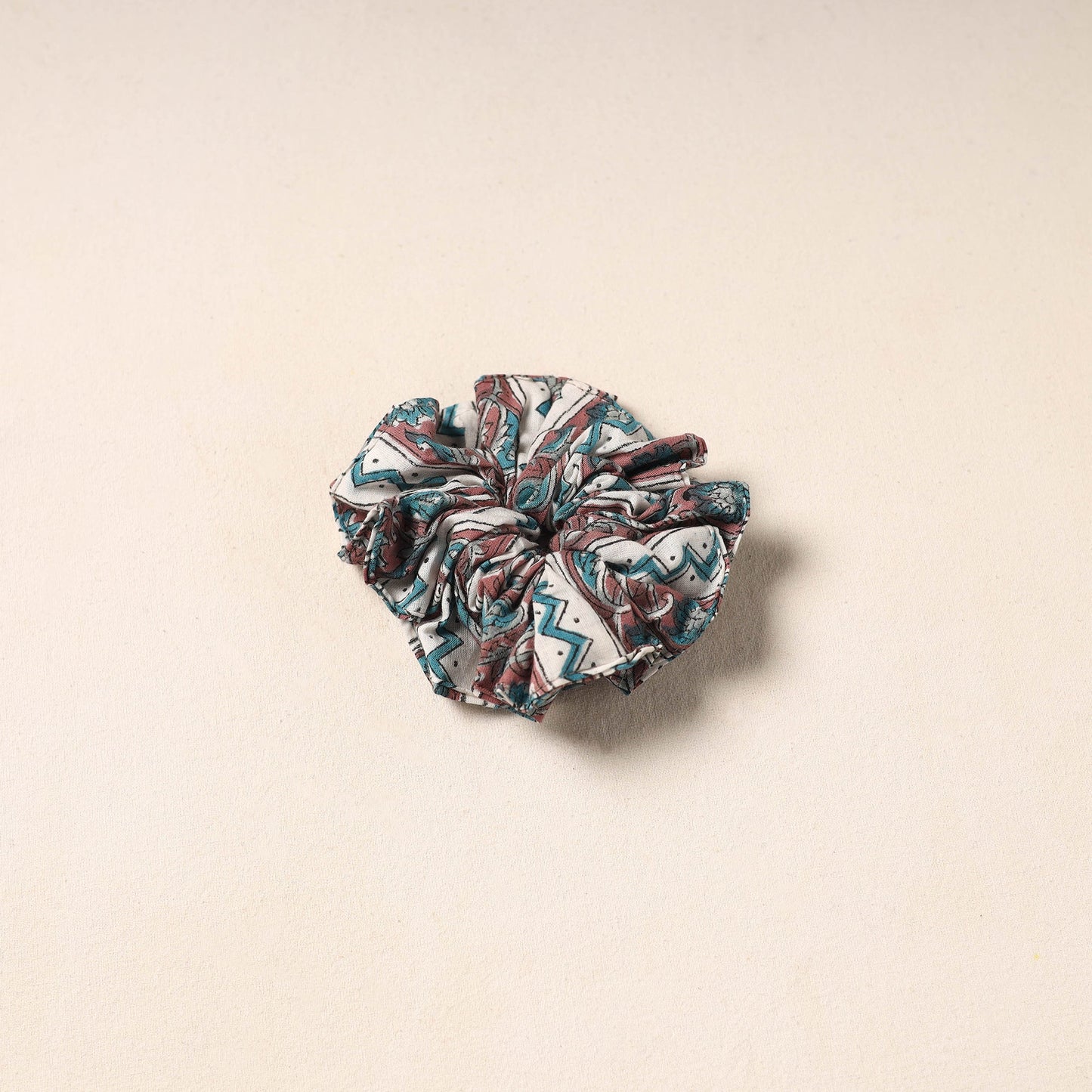 Multicolor Handmade Cotton Elastic Rubber Band/Scrunchie