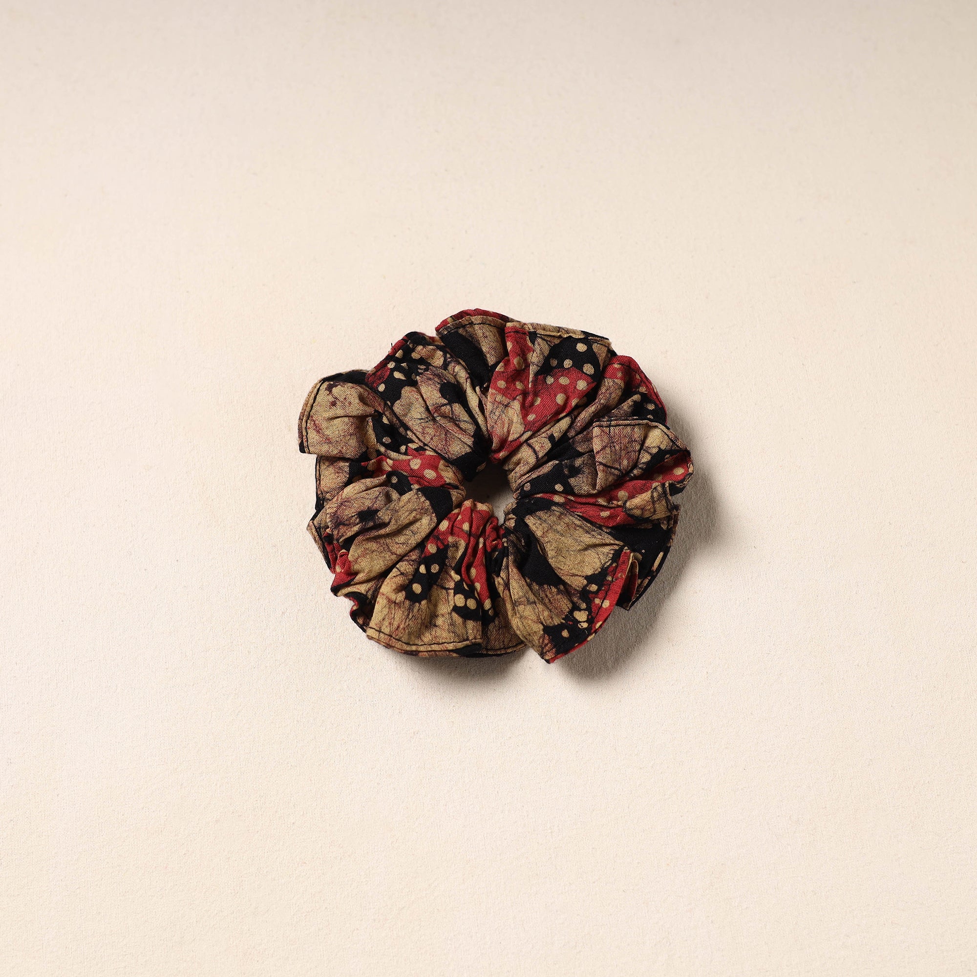 Multicolor Handmade Cotton Elastic Rubber Band/Scrunchie