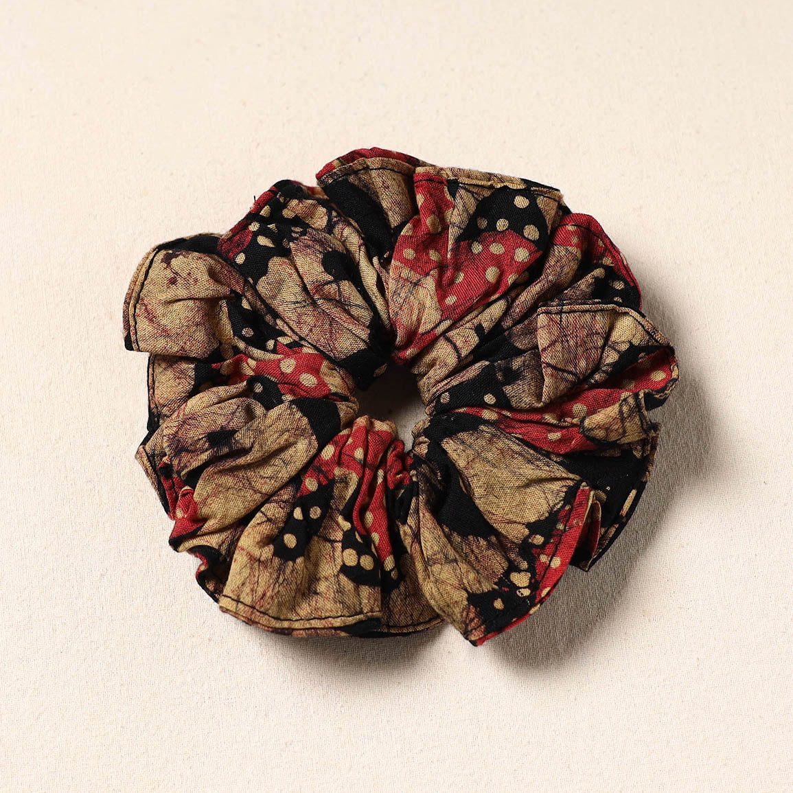 Multicolor Handmade Cotton Elastic Rubber Band/Scrunchie