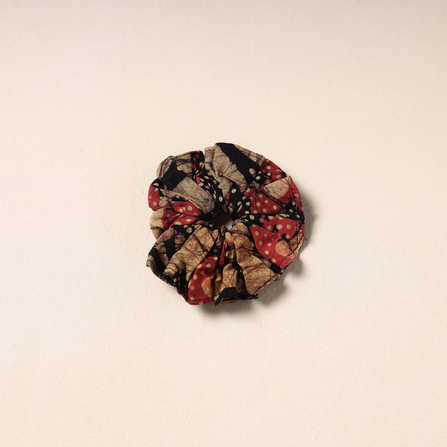 Multicolor Handmade Cotton Elastic Rubber Band/Scrunchie