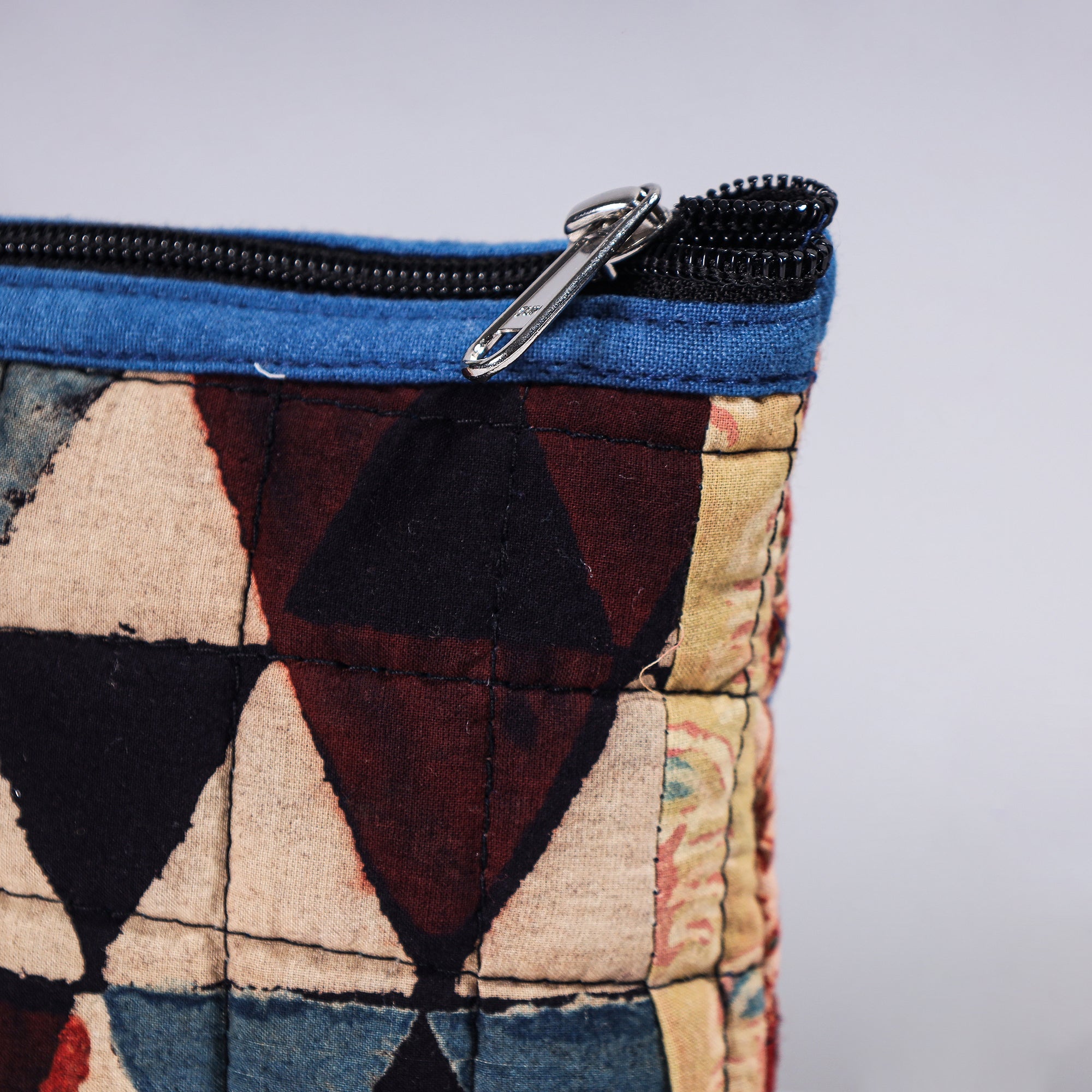  Handmade Cotton Fabric Quilted Patchwork Utility Pouch 