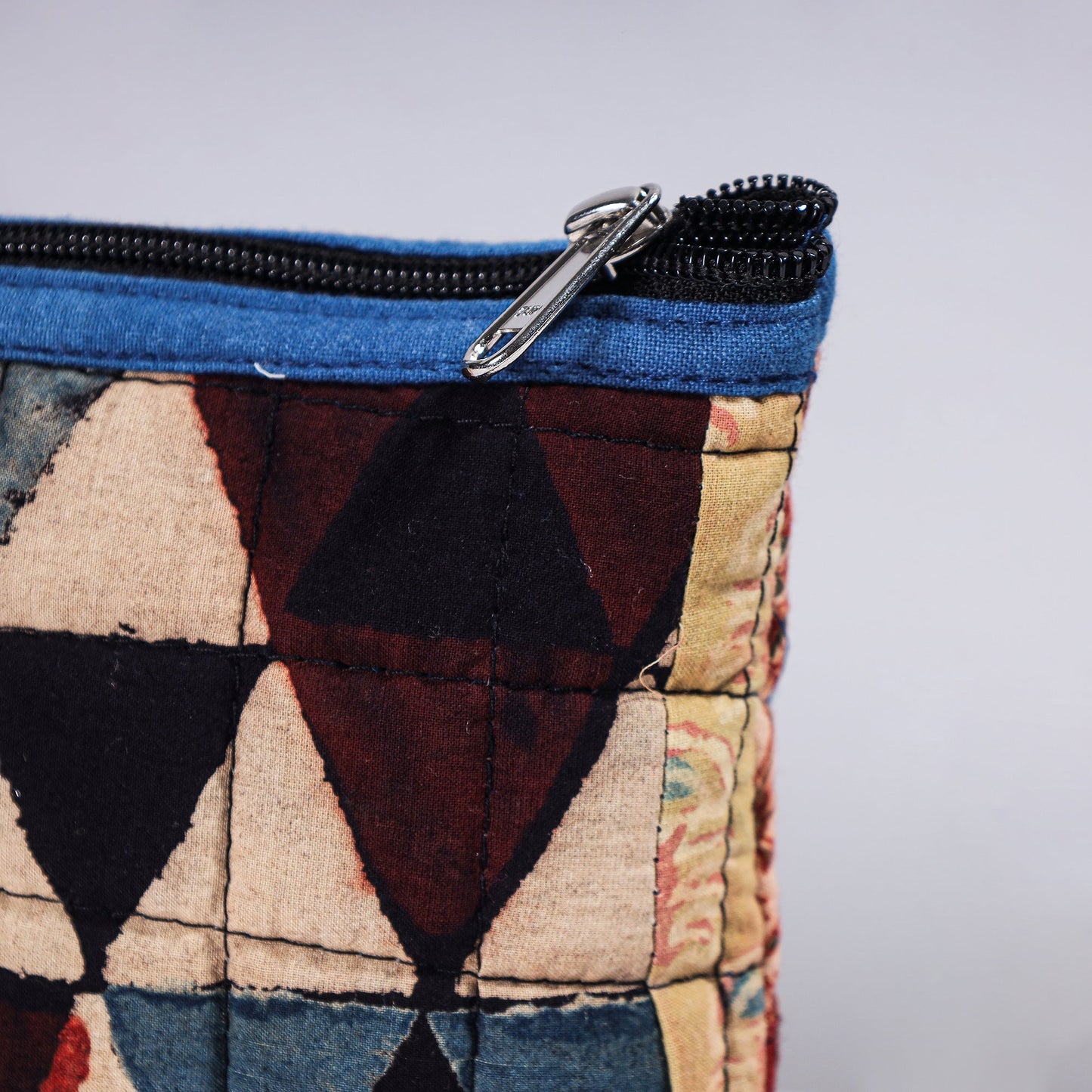  Handmade Cotton Fabric Quilted Patchwork Utility Pouch 