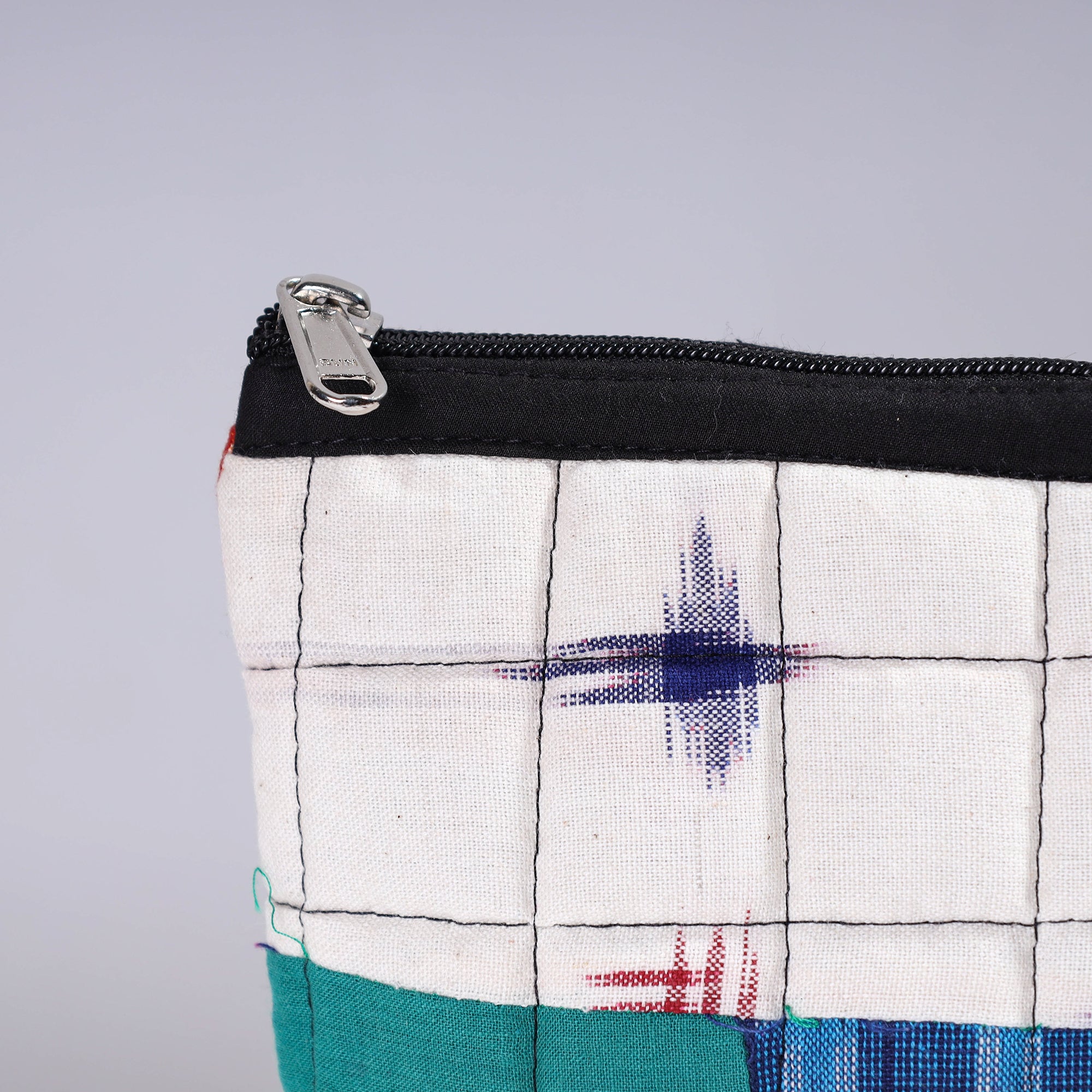  Handmade Cotton Fabric Quilted Patchwork Utility Pouch 