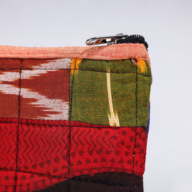  Handmade Cotton Fabric Quilted Patchwork Utility Pouch 