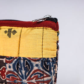  Handmade Cotton Fabric Quilted Patchwork Utility Pouch 