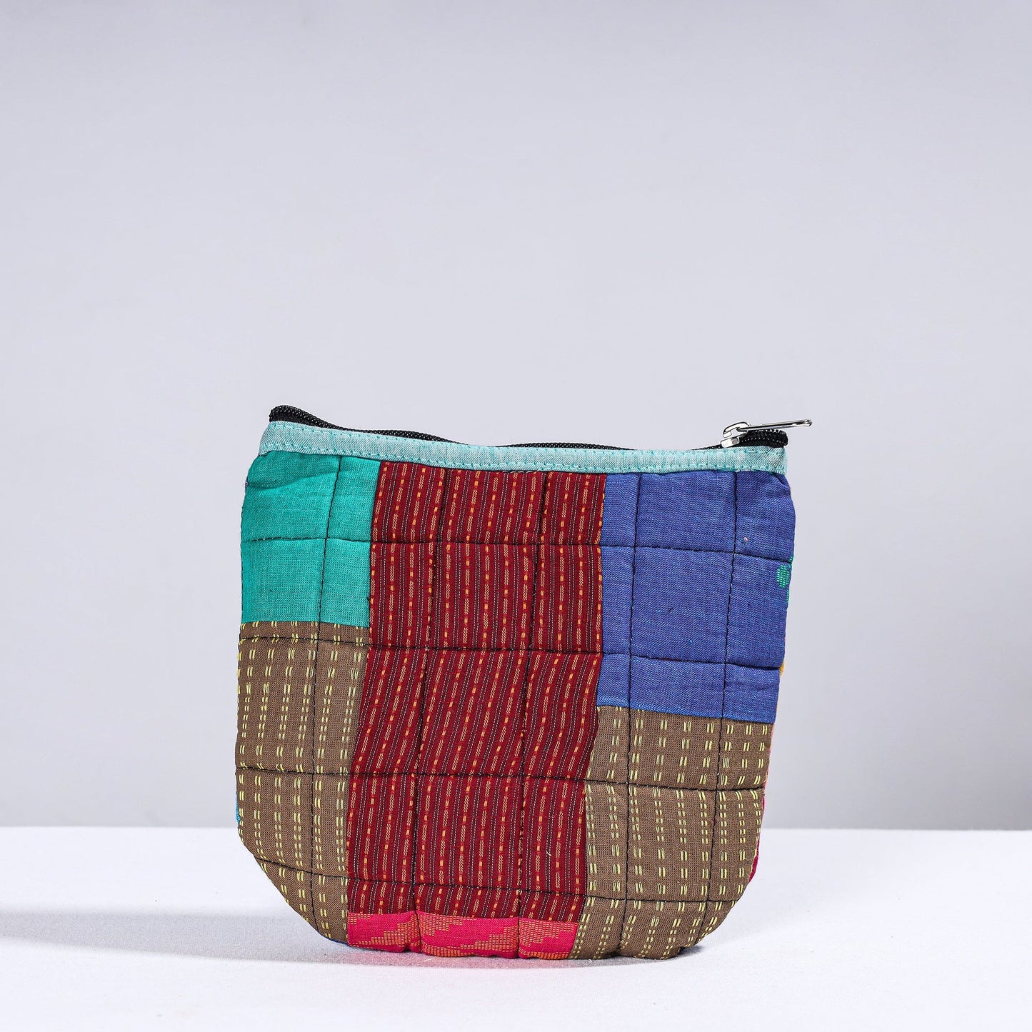  Handmade Cotton Fabric Quilted Patchwork Utility Pouch 