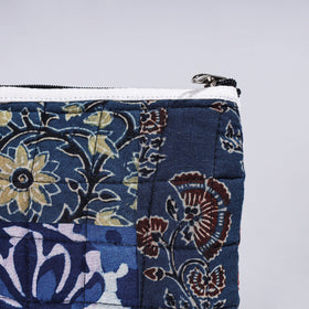  Handmade Cotton Fabric Quilted Patchwork Utility Pouch 