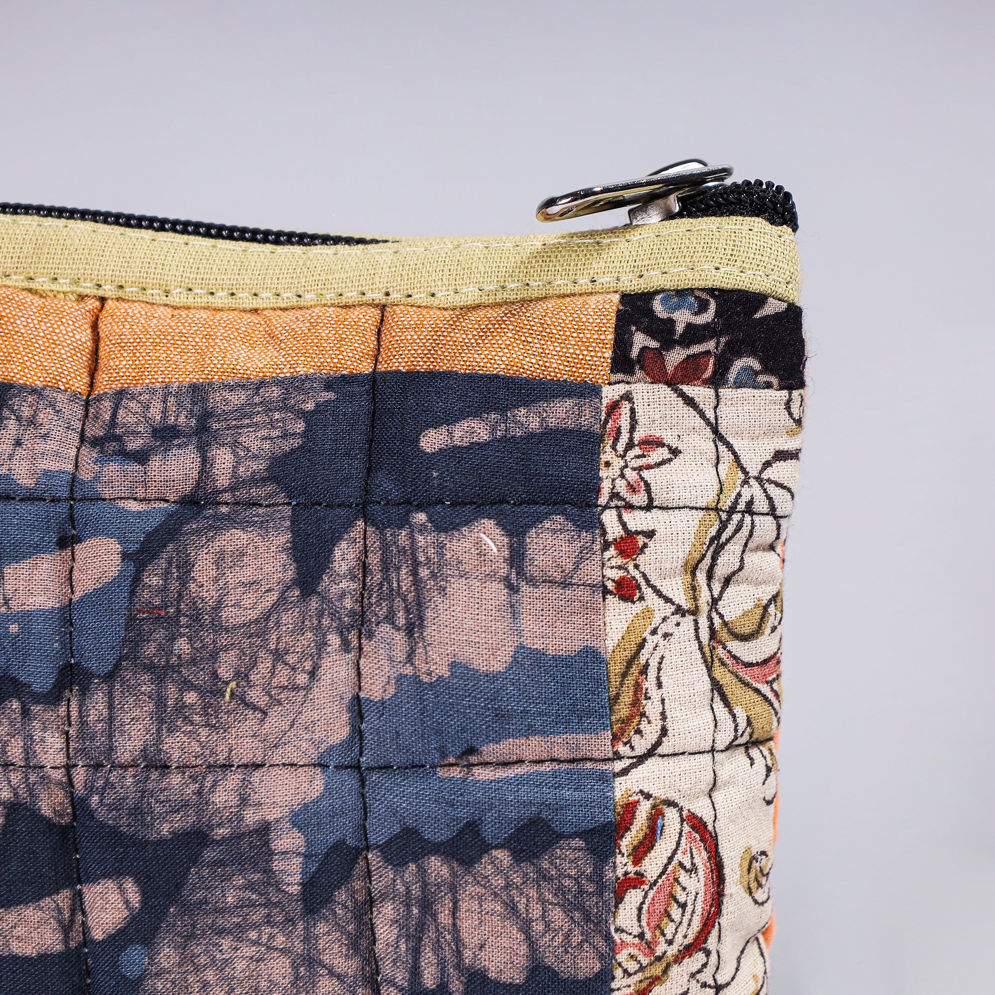  Handmade Cotton Fabric Quilted Patchwork Utility Pouch 