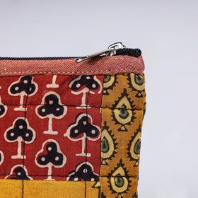  Handmade Cotton Fabric Quilted Patchwork Utility Pouch 