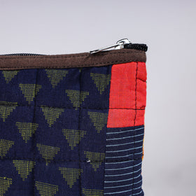  Handmade Cotton Fabric Quilted Patchwork Utility Pouch 