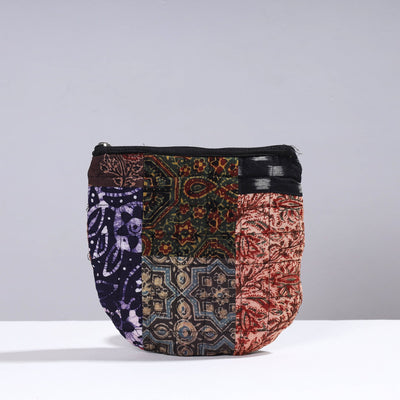 Handmade Cotton Fabric Quilted Patchwork Utility Pouch 