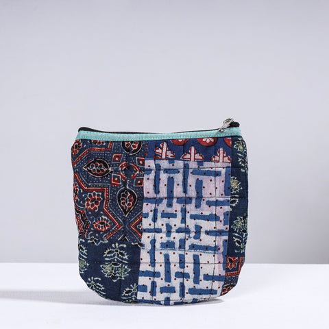  Handmade Cotton Fabric Quilted Patchwork Utility Pouch 