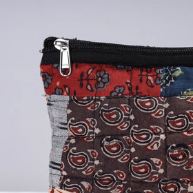 Handmade Cotton Fabric Quilted Patchwork Utility Pouch 