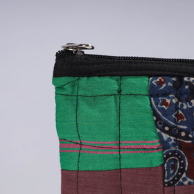  Handmade Cotton Fabric Quilted Patchwork Utility Pouch 