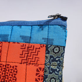 Handmade Cotton Fabric Quilted Patchwork Utility Pouch 