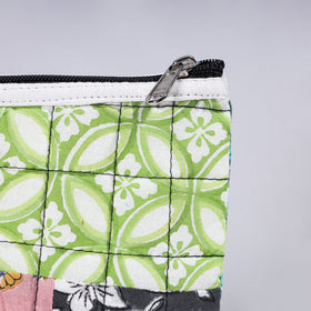  Handmade Cotton Fabric Quilted Patchwork Utility Pouch 
