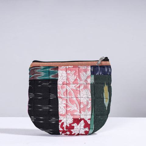  Handmade Cotton Fabric Quilted Patchwork Utility Pouch 