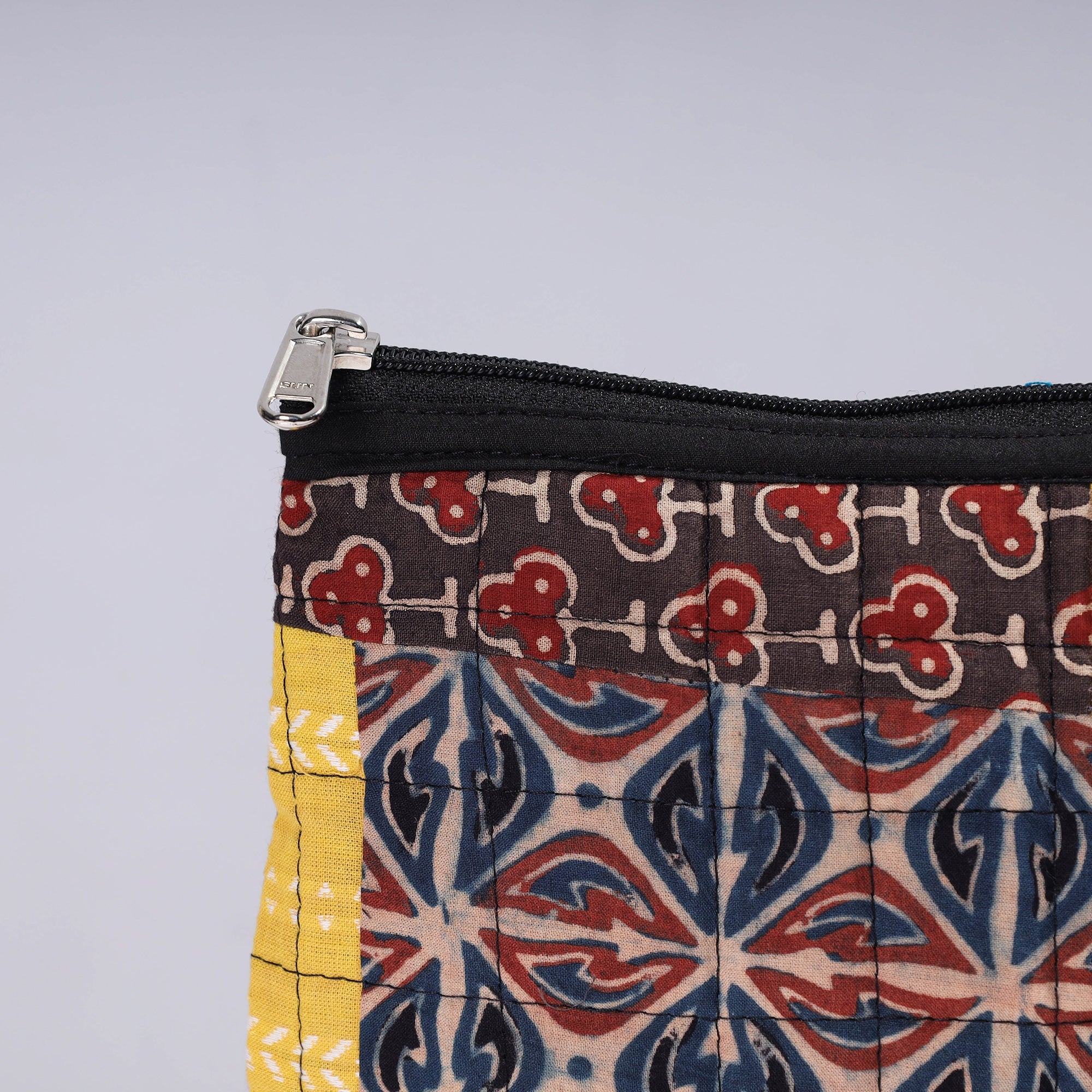  Handmade Cotton Fabric Quilted Patchwork Utility Pouch 