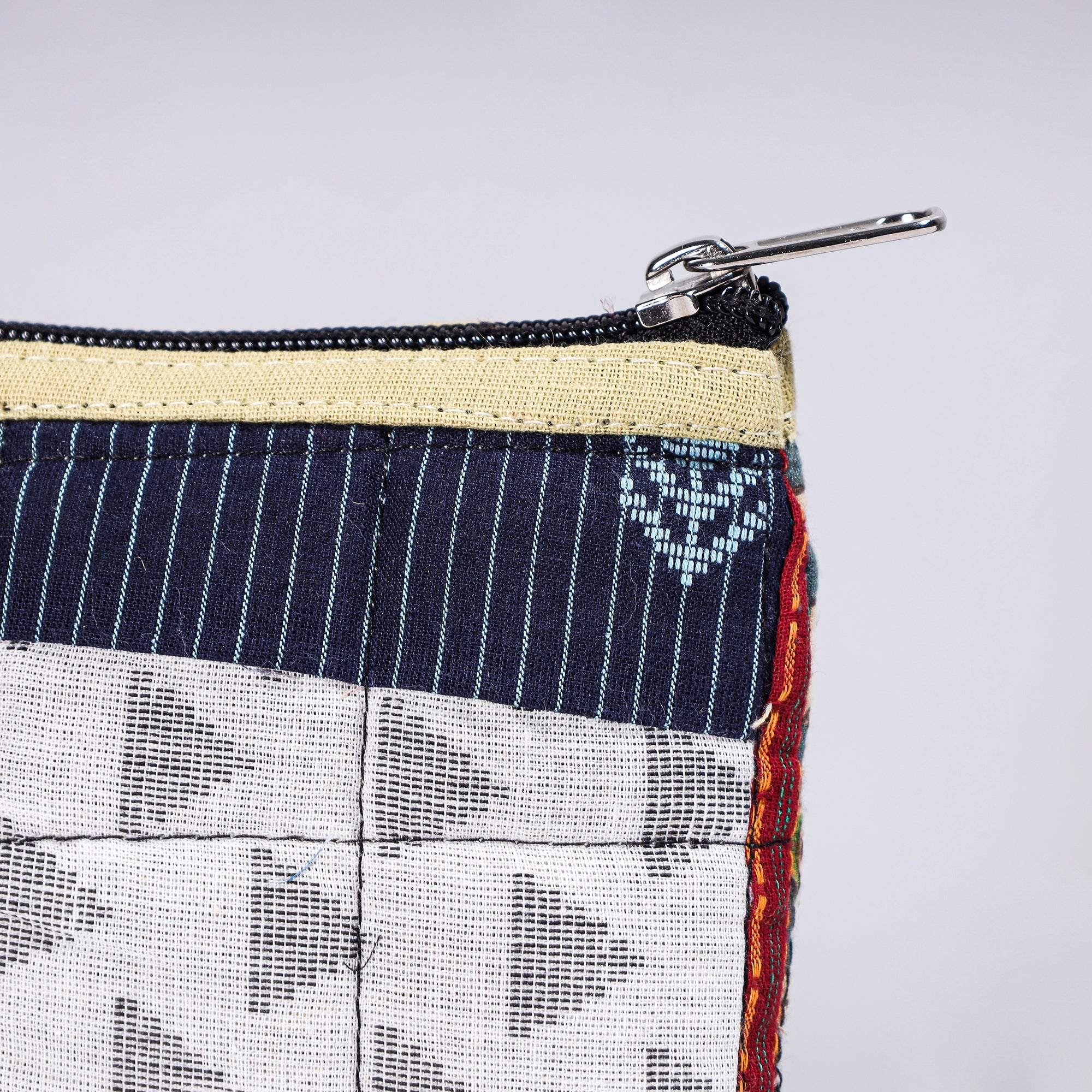  Handmade Cotton Fabric Quilted Patchwork Utility Pouch 