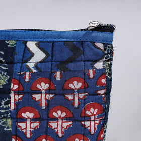  Handmade Cotton Fabric Quilted Patchwork Utility Pouch 