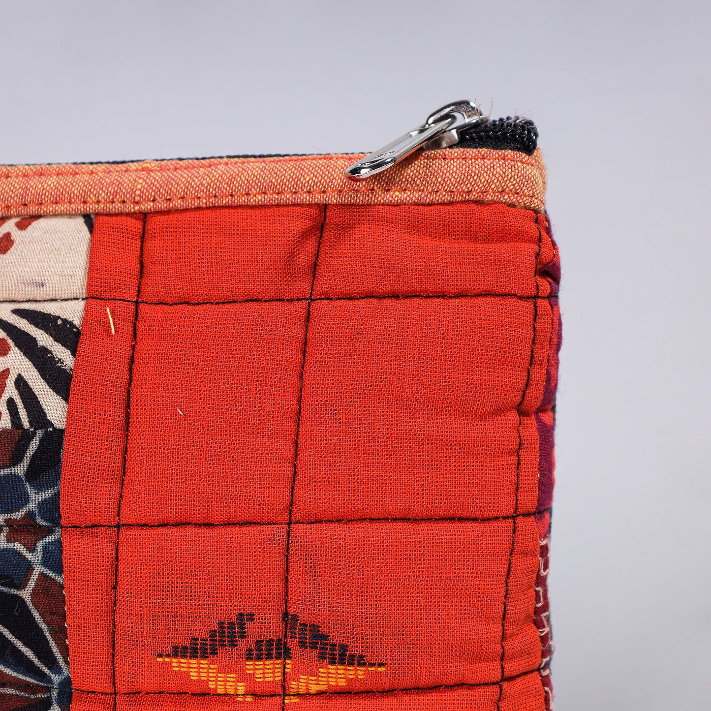  Handmade Cotton Fabric Quilted Patchwork Utility Pouch 